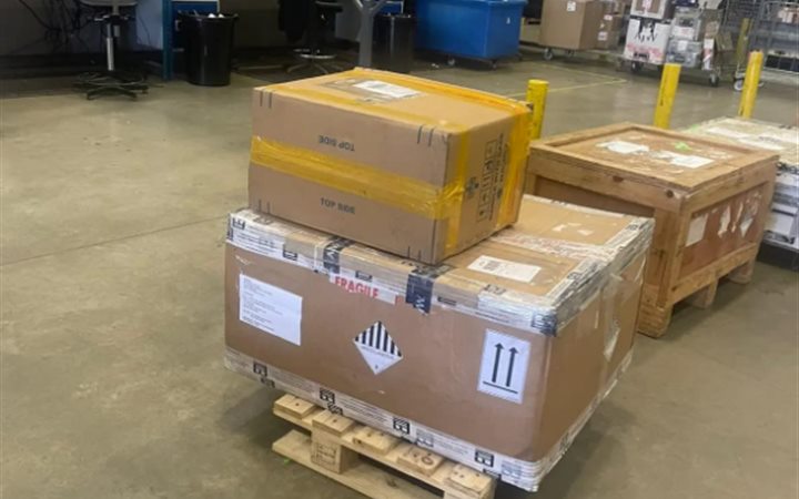 Cargo prepared and cleared at the depot